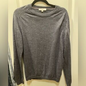 Worn and laundered one time, $229 Jack Vctor sweater, size L.